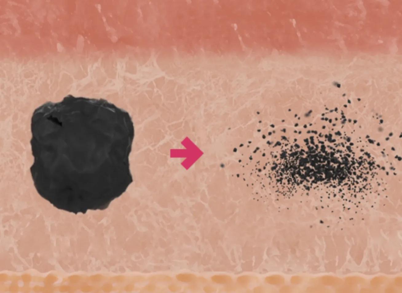 Powerful Pigment Breakdown to ‘Dust’